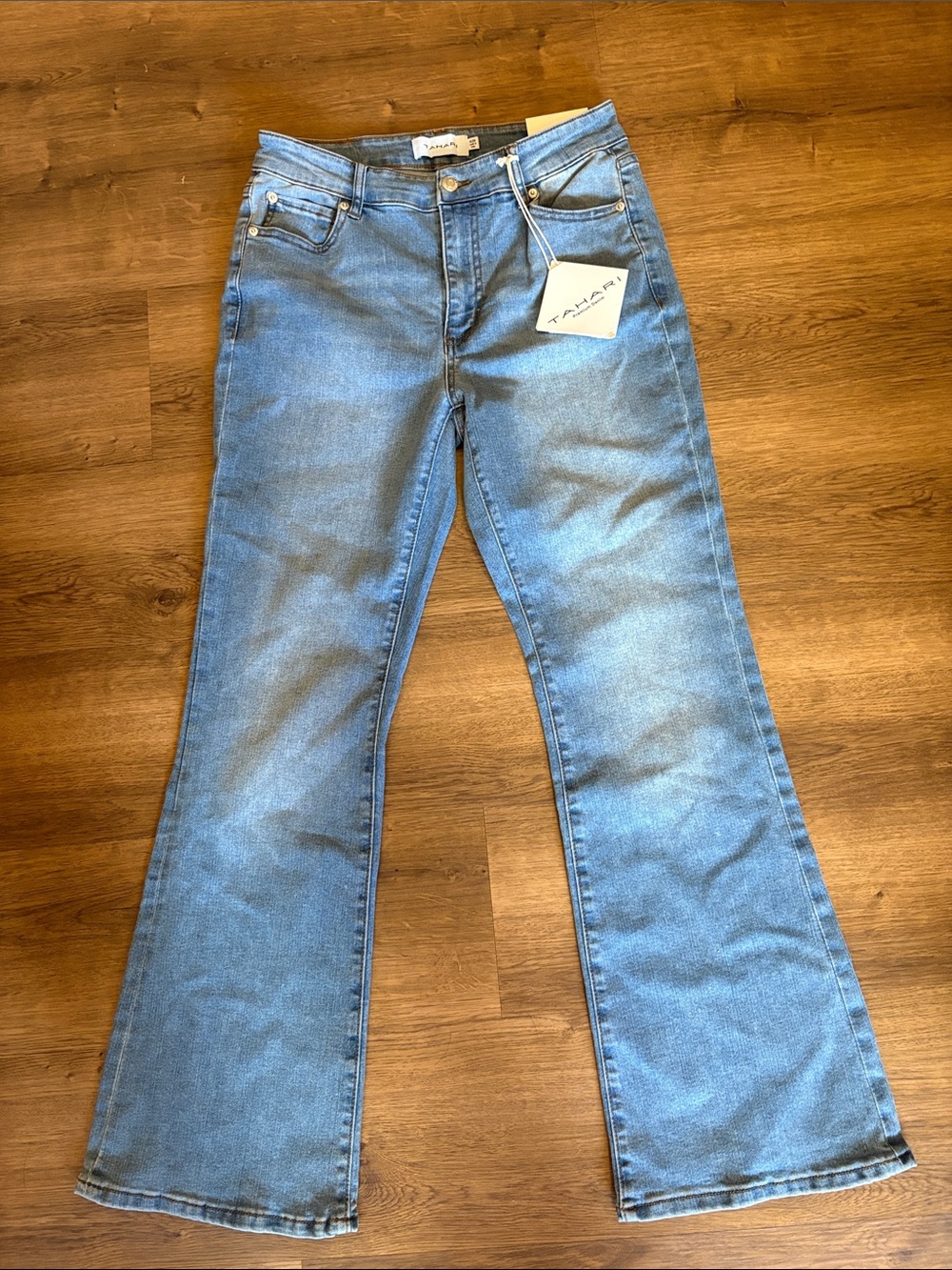 Tahari Light Blue Boot Cut Jeans